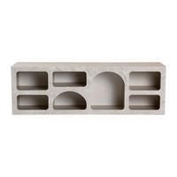 TV-BOARD - 160 cm x 40 cm - holz - grau Luela - Grau, Holz (160/51/40cm) - Vente-Unique
