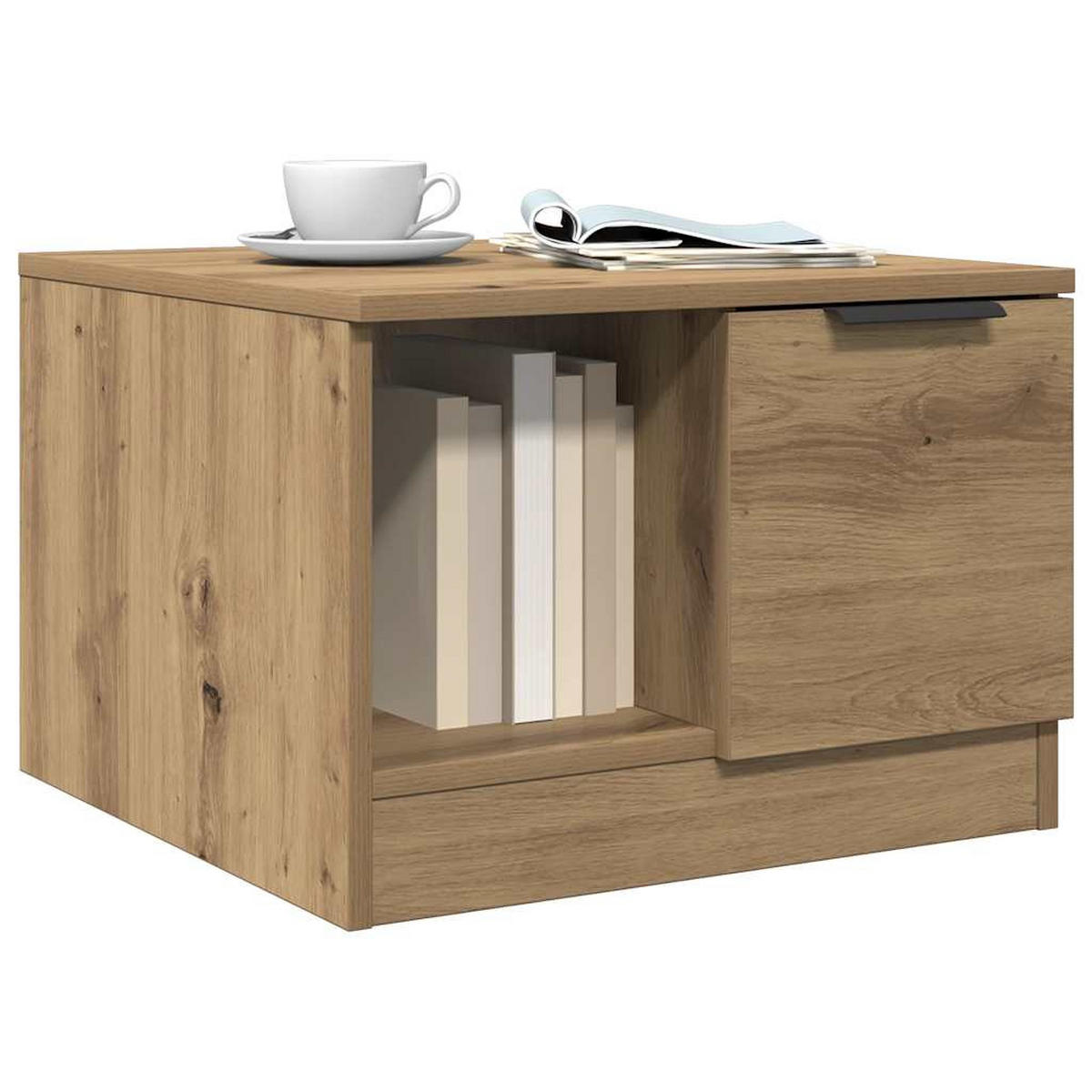 COUCHTISCH Artisan-Eiche 50/50/36 Cm Holzwerkstoff - Braun, Holzwerkstoff (50/50/36cm) - vidaXL