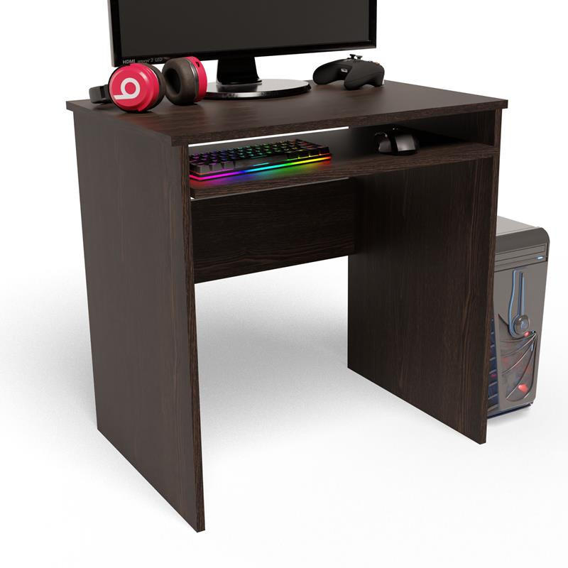 SCHREIBTISCH EX3 ausziehbar Wenge 70/51/76 cm - Wengefarben, Holzwerkstoff (51/70/76cm) - Matkam Möbel