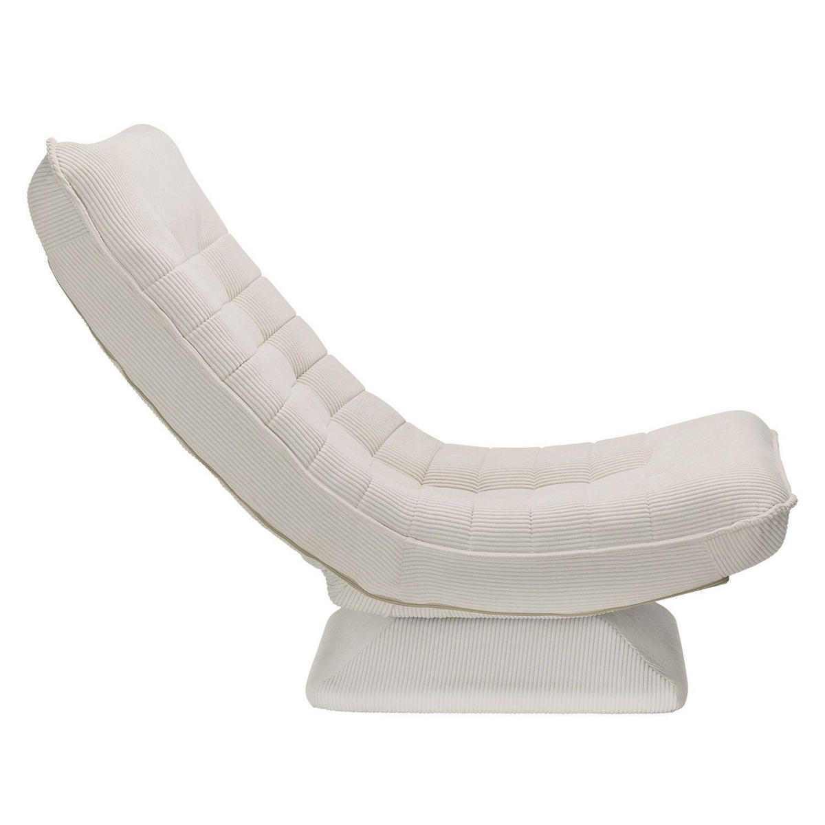 RELAXSESSEL Korsika Cord beige - Beige, Textil (58/85/100cm) - Juskys