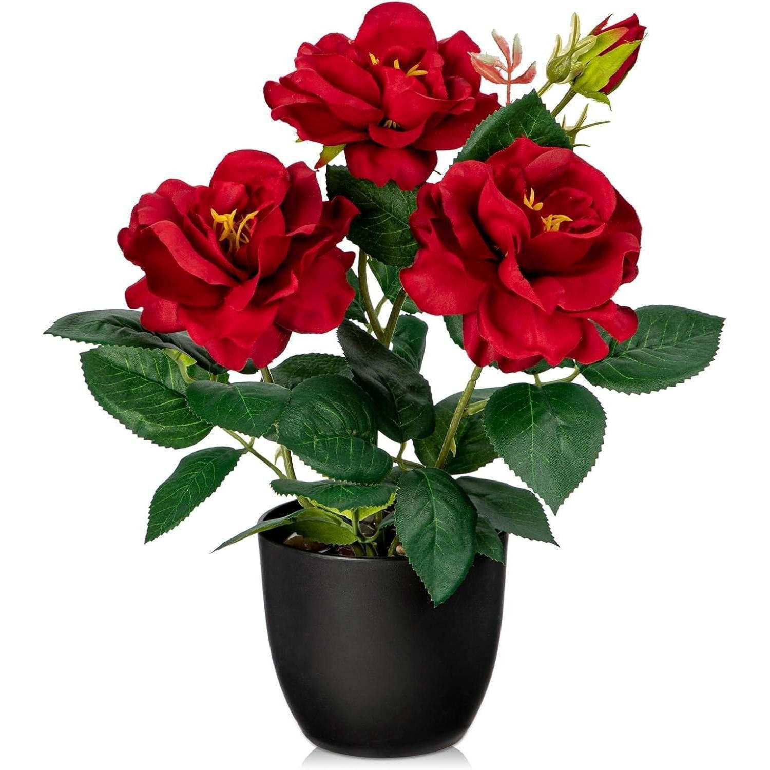 XXXLutz Kunstrosen Rot 23 cm