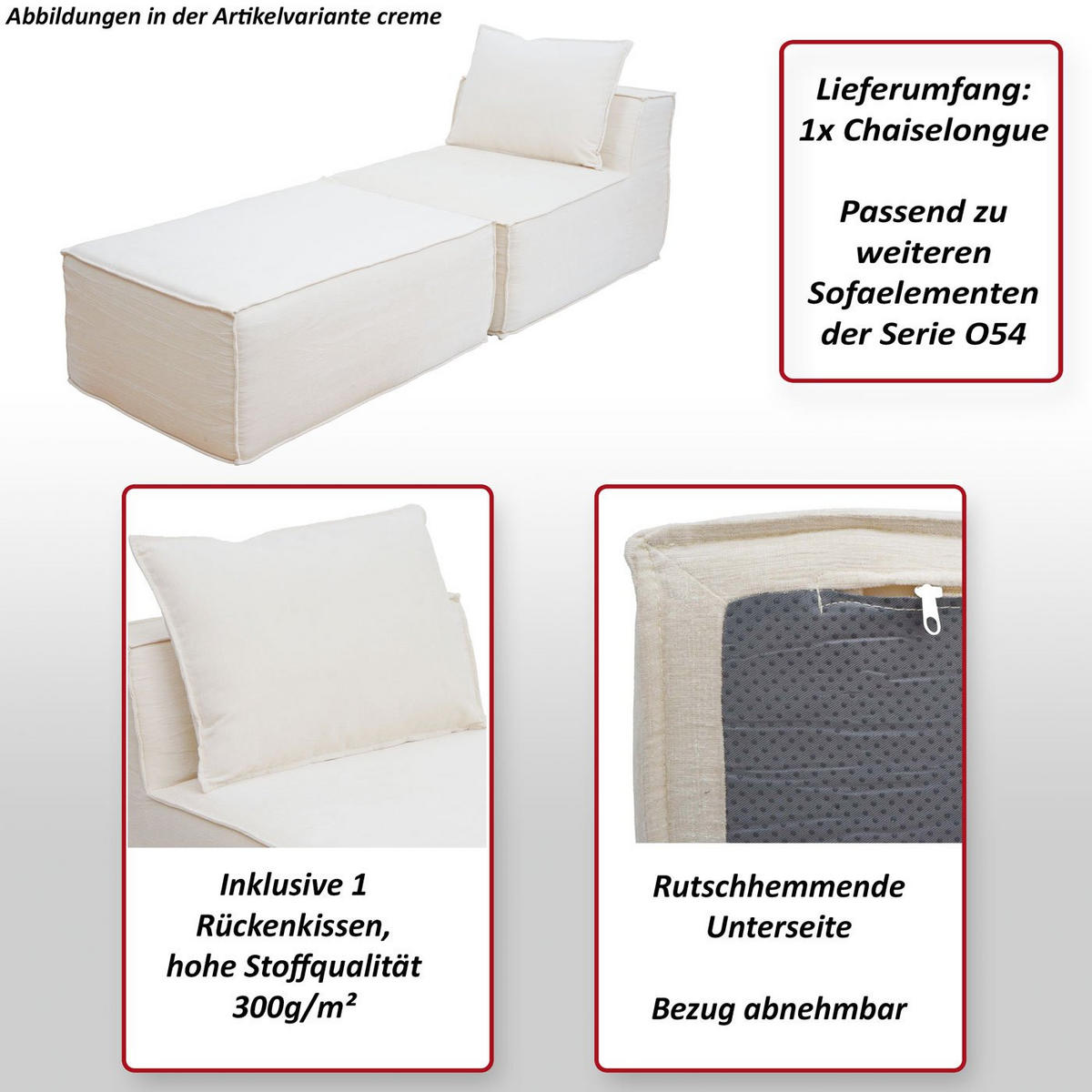 CHAISELONGUE Zelená - zelená, textil (75/63/194cm) - MCW