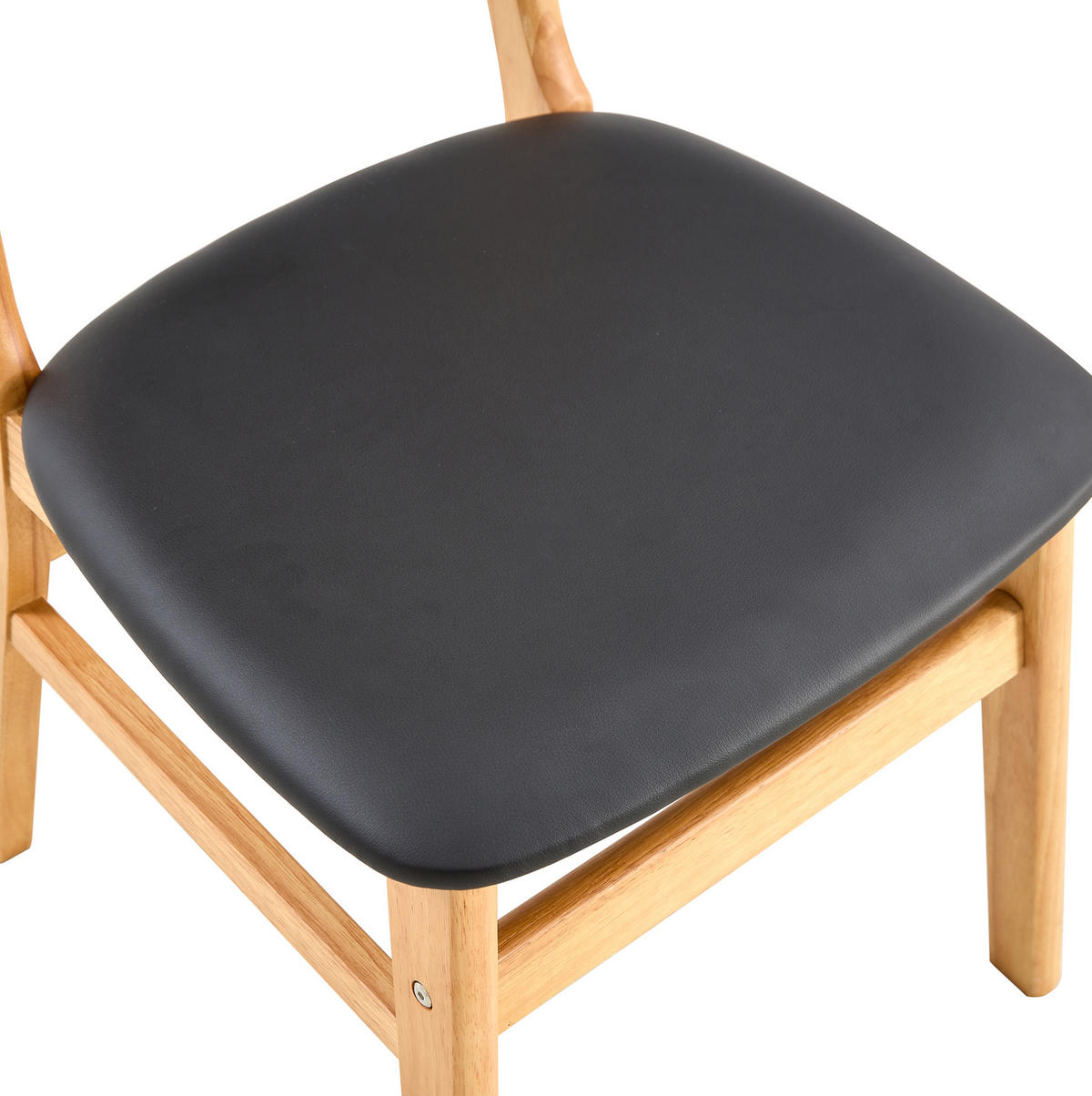 ESSZIMMERSTUHL 2er-Set mit Rattan-Rückenlehne aus Holz - Birnbaumfarben, Holz (43.9/78.7/45cm) - Meubliv