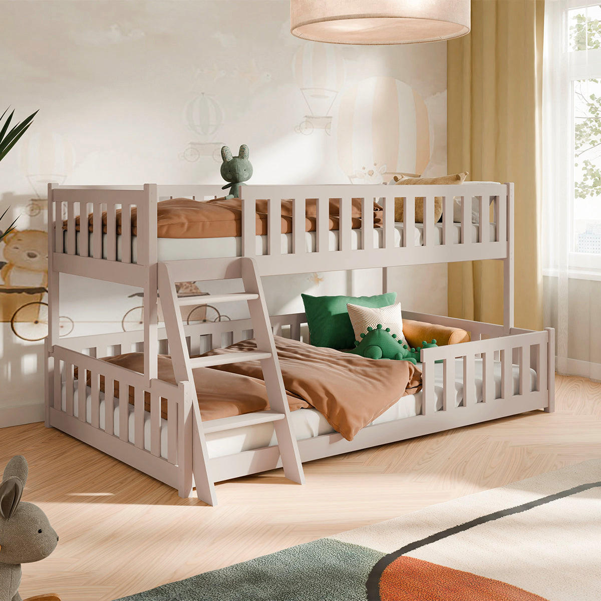 BETT 120/200 Léane Kaschmir - Beige, Holz (120/200cm) - Petits-meubles