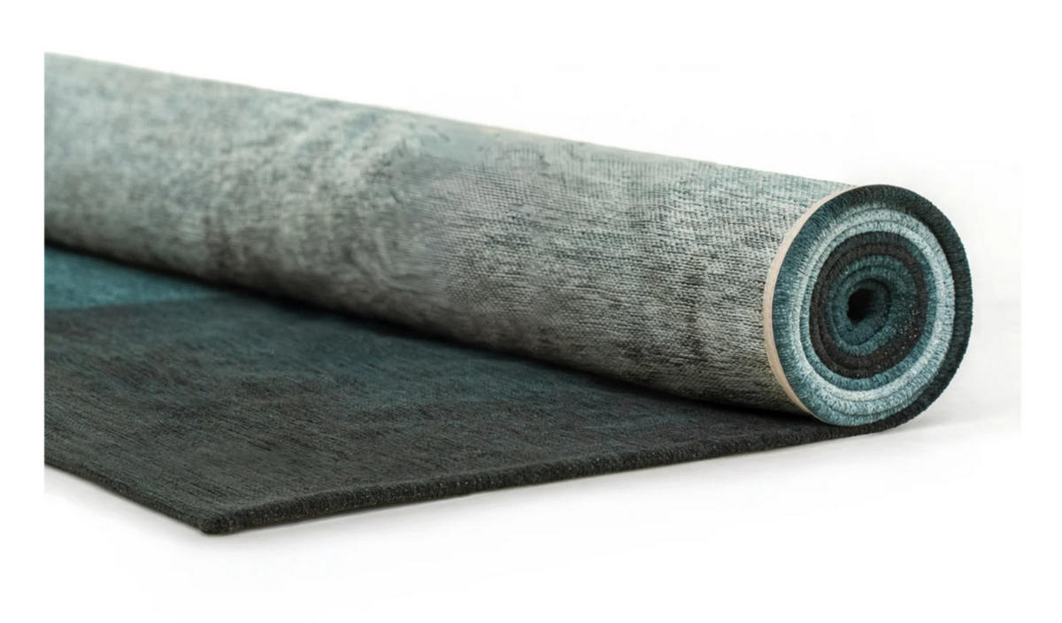 TEPPICH modern Flachgewebe NAGOYA Blau 140x200 cm Blau 140 x 200 cm - Blau, Textil (140/200cm) - Novatrend