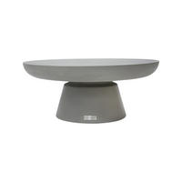 COUCHTISCH KYLIX Klein Betonoptik 66 x 66 x 35 cm - Grau, Naturmaterialien (66/66/35cm) - Elementi