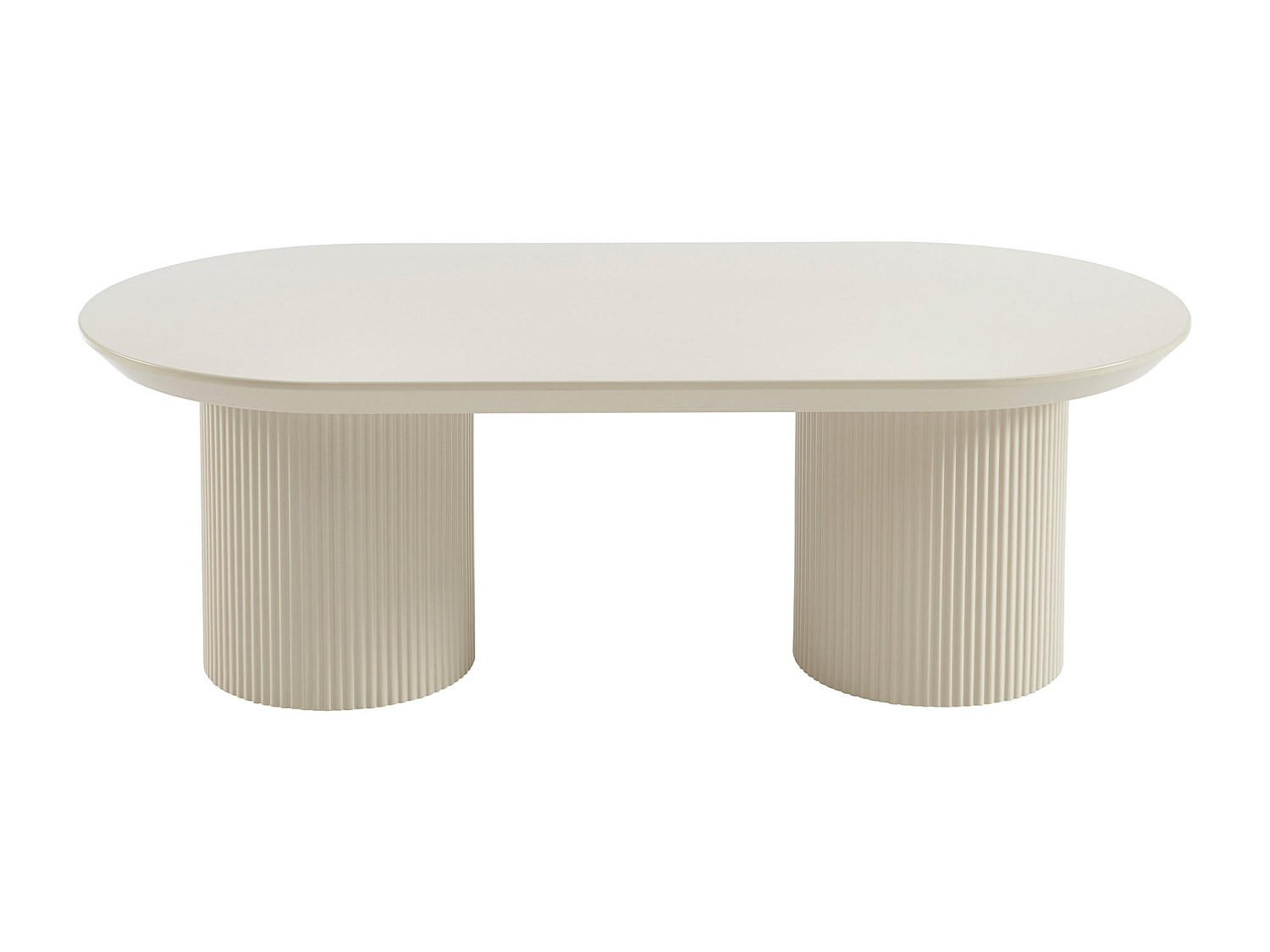COUCHTISCH - 120 cmcm x 60 cmcm - Holz, Platte - Beige - LORIMILA - Beige, Holz (60/120/40cm) - Vente-Unique