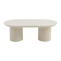 COUCHTISCH - 120 cmcm x 60 cmcm - Holz, Platte - Beige - LORIMILA - Beige, Holz (60/120/40cm) - Vente-Unique