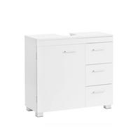 WASCHBECKENUNTERSCHRANK MONROVIA - Weiß, Holzwerkstoff (70/64/30cm) - Hansiro