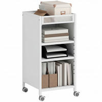 BÜCHERREGAL DE-09941 Weiß - Weiß, Metall (34/69.5/35cm) - ComfortXL