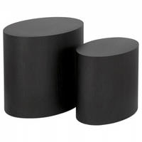 LOUNGETISCH Schwarz 48x33x40 cm - Schwarz, Holz (40/33/48cm) - AlterEgo