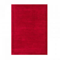TEPPICH Einfarbiger, getufteter aus reiner Wolle CANDY Rot 120 x 170 cm - Rot, Naturmaterialien (120/170cm) - Novatrend