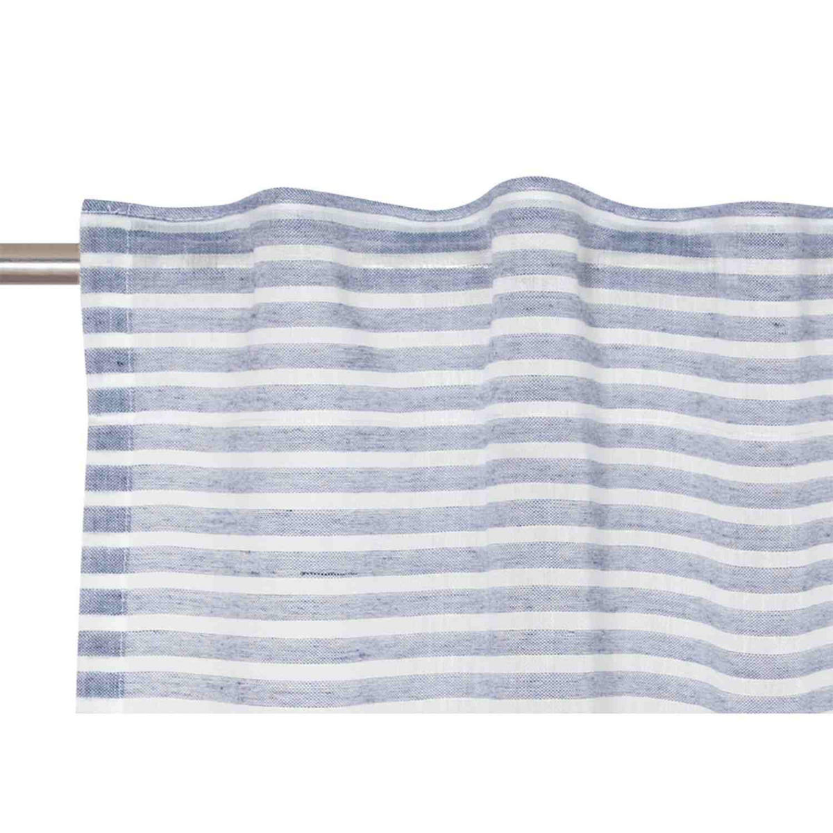 SCHLAUFENSCHAL MIT ZEITLOSEN STREIFEN NATURAL STRIPE transparent - Titanfarben, Textil (130/0.5/250cm) - Tom Tailor