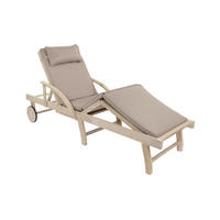 SONNENLIEGE St. Tropez Akazienholz FSC 100 - Braun, Holz (80/175/120cm) - Green Spirit