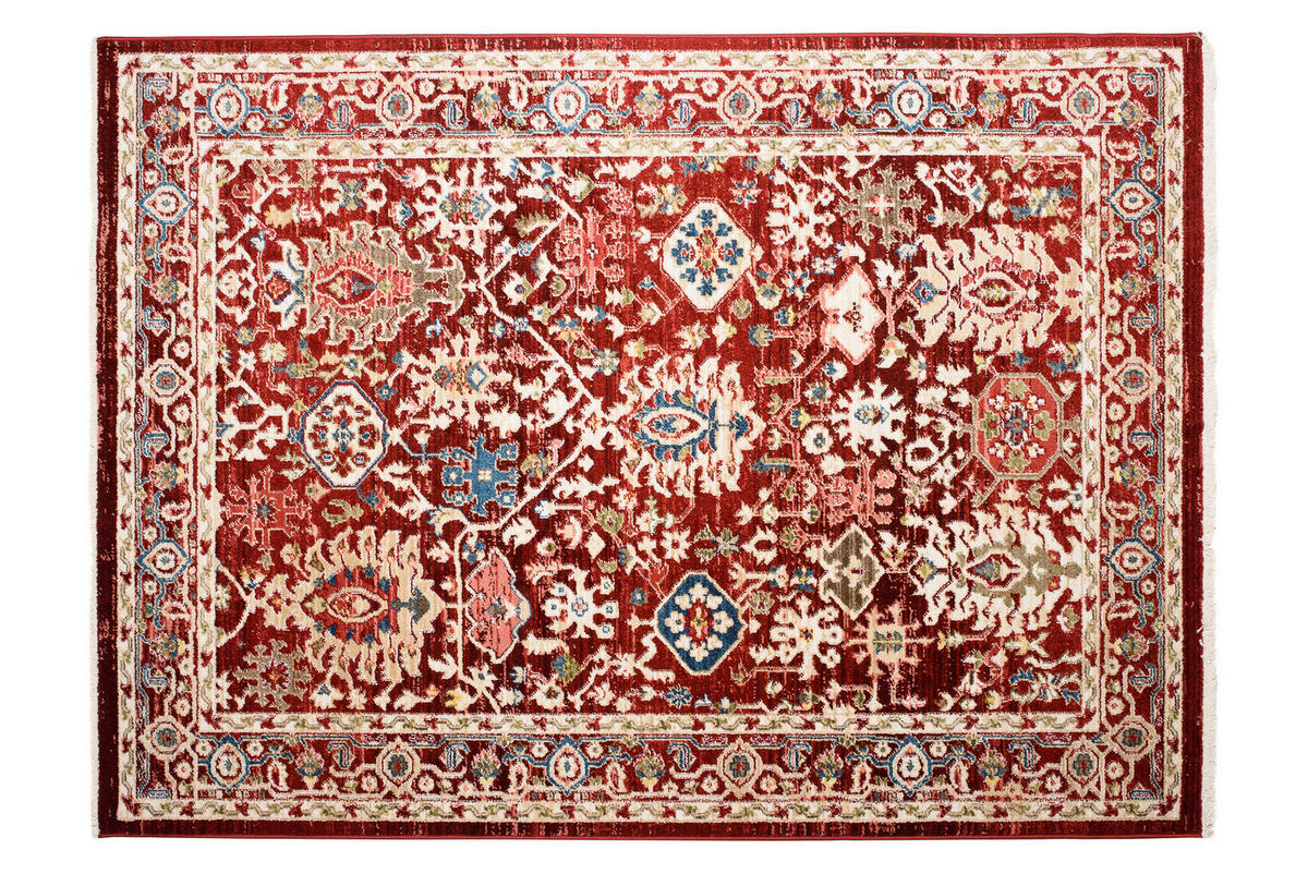 TEPPICH RIVIOLI Rot 80/150 cm - Rot, Textil (80/150cm) - Tapiso