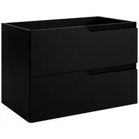 WASCHBECKUNTERSCHRANK MODERN 80cm - Schwarz - Schwarz, Holzwerkstoff (80/57/46cm) - Rodan