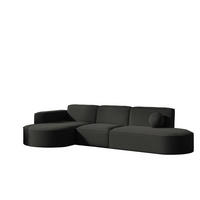 ECKSOFA Sunday - Anthrazit, Holzwerkstoff (296/78/165cm) - Fun Möbel