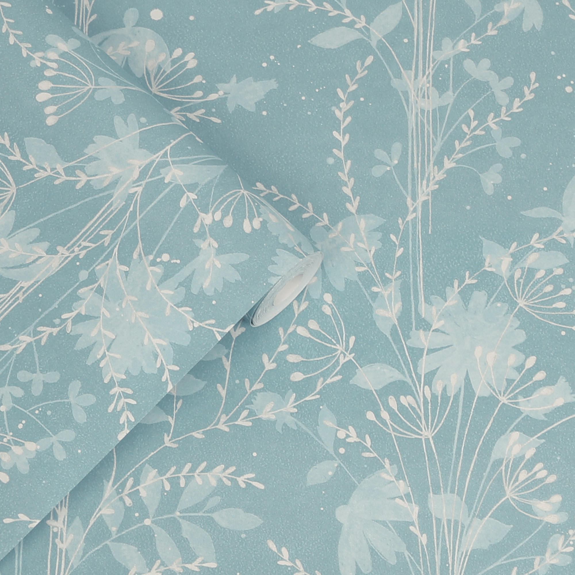 VLIESTAPETE Fennelton Pale Newport Blue - Pastellblau, Papier/Kunststoff (52/52cm) - Graham & Brown