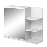 SPIEGELSCHRANK Weiß - Weiß, Holzwerkstoff (60/50/18cm) - PANGIVO