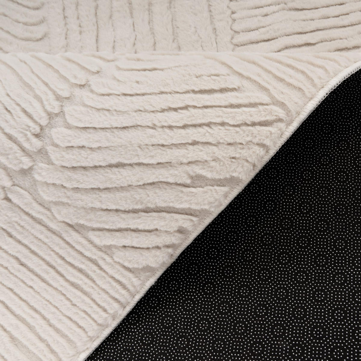 KURZFLORTEPPICH 120/160 cm Lelystad 529 - Creme, Kunststoff (120/160cm) - Paco Home