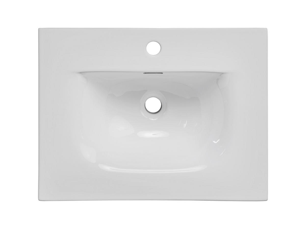 WASCHTISCHKOMBI 60 cm 2 Teile - Iconic Rose I BM227 in Antique Rose/Weiß - Rosa/Weiß, Holz (60/46/46cm)