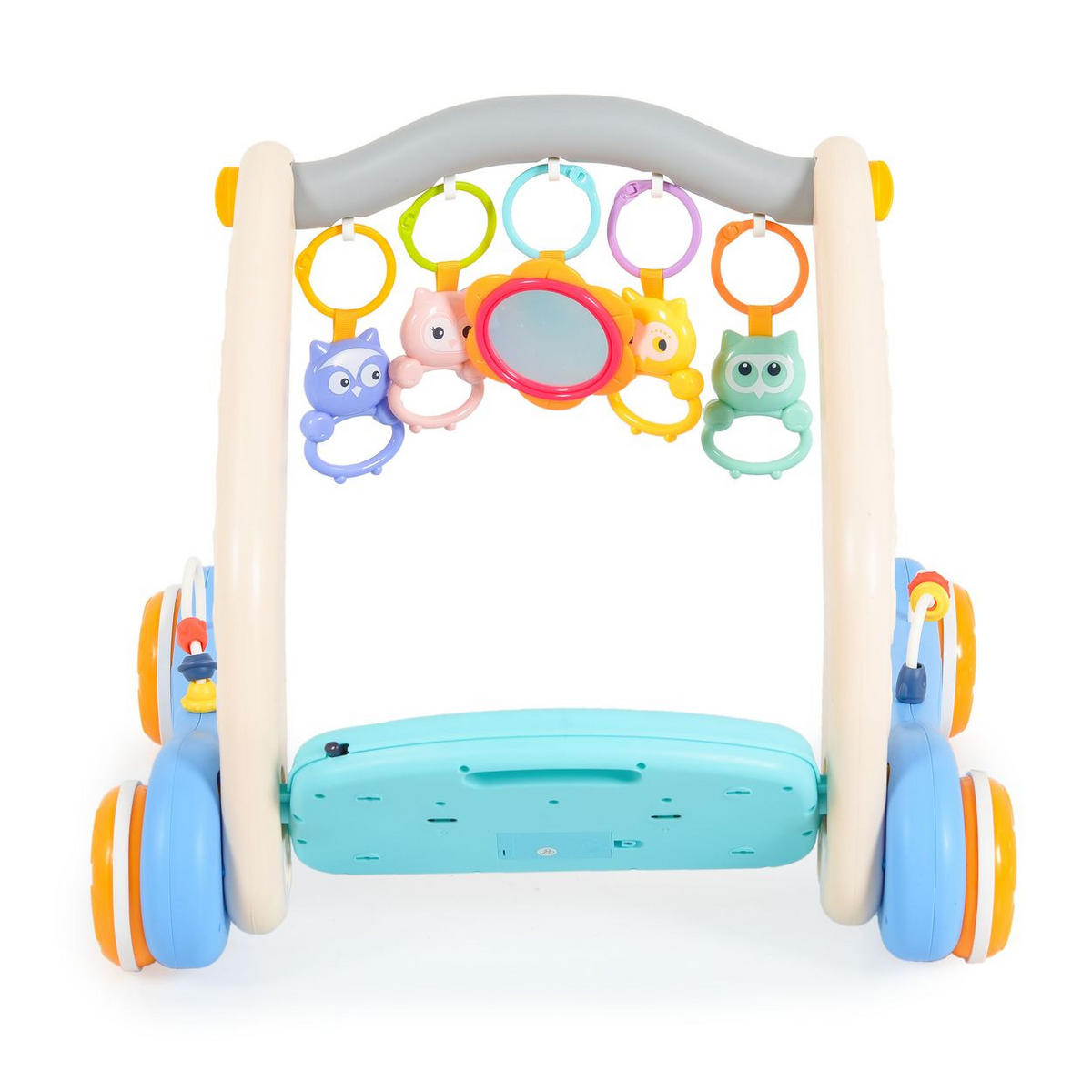 LAUFLERNHILFE 2 in 1 Piano HE0637 blau Krabbeldecke, Spielbogen, Activitycenter - Blau, Kunststoff (49/40/62cm) - Moni