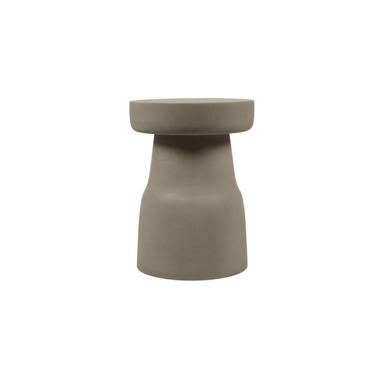 BEISTELLTISCH Drum Weiß 40/40/42 cm - Weiß, Holz (40/40/42cm) - Starfurn