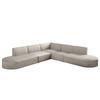 ECKSOFA Designer Corner MODENA stoff Poso, viele Farben Beige - Beige, Holzwerkstoff (285/285cm) - Kaiser Möbel