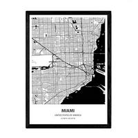 POSTER Miami - Usa A3 Rahmenlos - Klar, Papier (29.7/5/42cm) - Nacnic