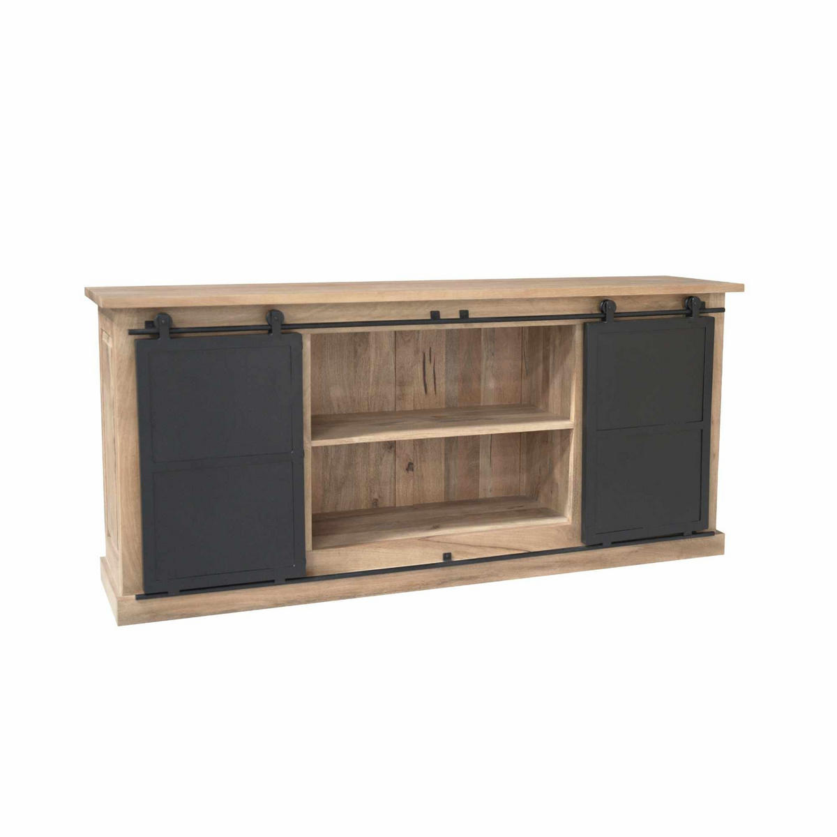 SIDEBOARD Fresno Braun 45/200/90 cm - Braun, Holz (200/90/45cm) - Starfurn
