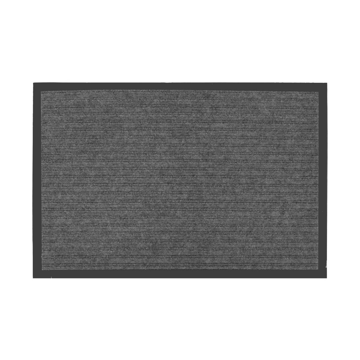 FUSSMATTE Schmutzfangmatte Grau 60x40cm - Grau, Textil (40/60cm) - Bestlivings