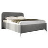 POLSTERBETT Holly - Schwarz/Grau, Holz/Textil (160/200cm) - MIRJAN24
