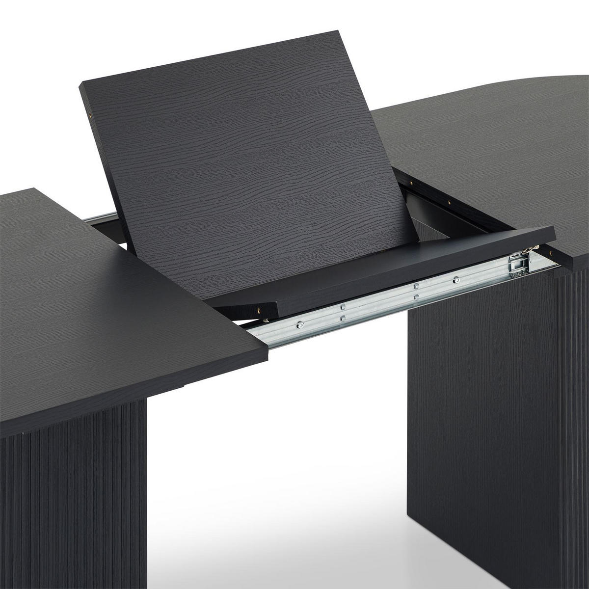 ESSTISCH EMEZA schwarz - Schwarz, Holzwerkstoff (90/180/76cm) - IDIMEX