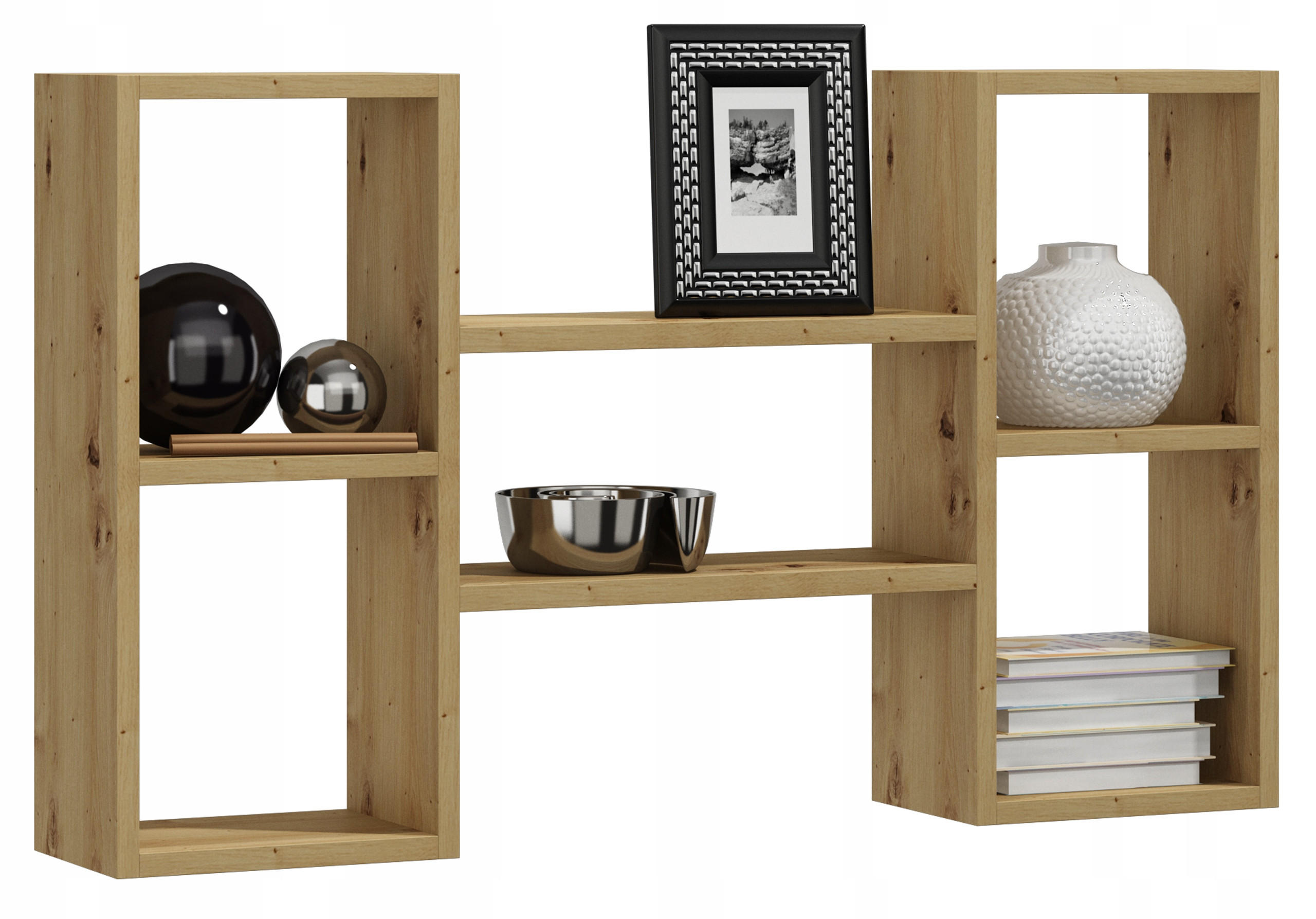 WANDREGAL Polon Artisan Eiche 92/21/65 cm - Eiche Artisan, Holzwerkstoff (92/65/21cm) - Matkam Möbel
