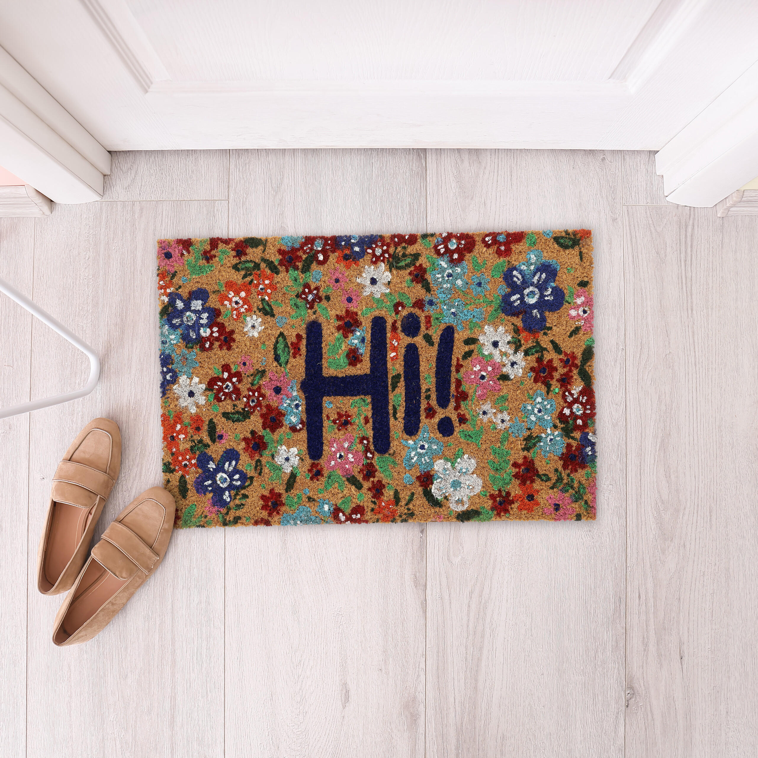 FUSSMATTE - Multicolor, Kunststoff/Textil (60/40cm) - Relaxdays