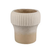 TOPF Emilee Beige 29/29/30cm - Beige, Stein (30cm) - PTMD Collection