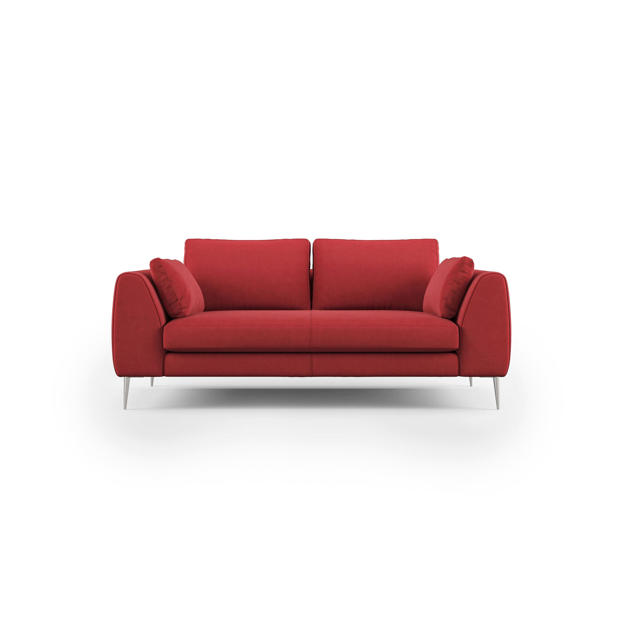 LINEARSOFA Plano - Rot, Textil (216/86/102cm) - Divani.store