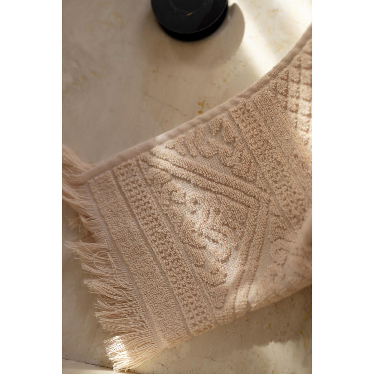 GÄSTEHANDTUCH Zoé puder 30 x 50 cm - Hellrosa, Textil (30/50cm) - Vivaraise