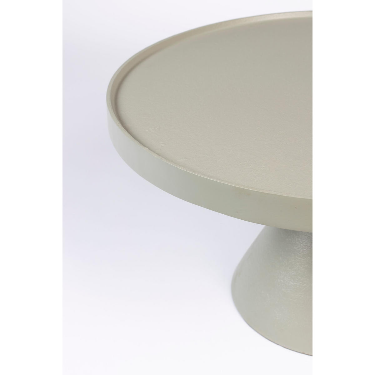 COUCHTISCH Floss Rund 60 cm Grau - Grau, Metall (60/60/33cm) - Zuiver