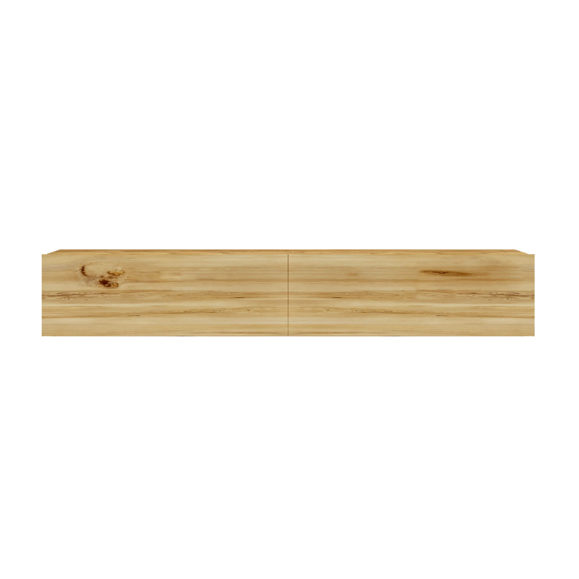 LOWBOARD Hellbraun 180/31,5/29,5 cm - Braun, Holzwerkstoff (180/29.6/31.6cm) - Mobili Rebecca