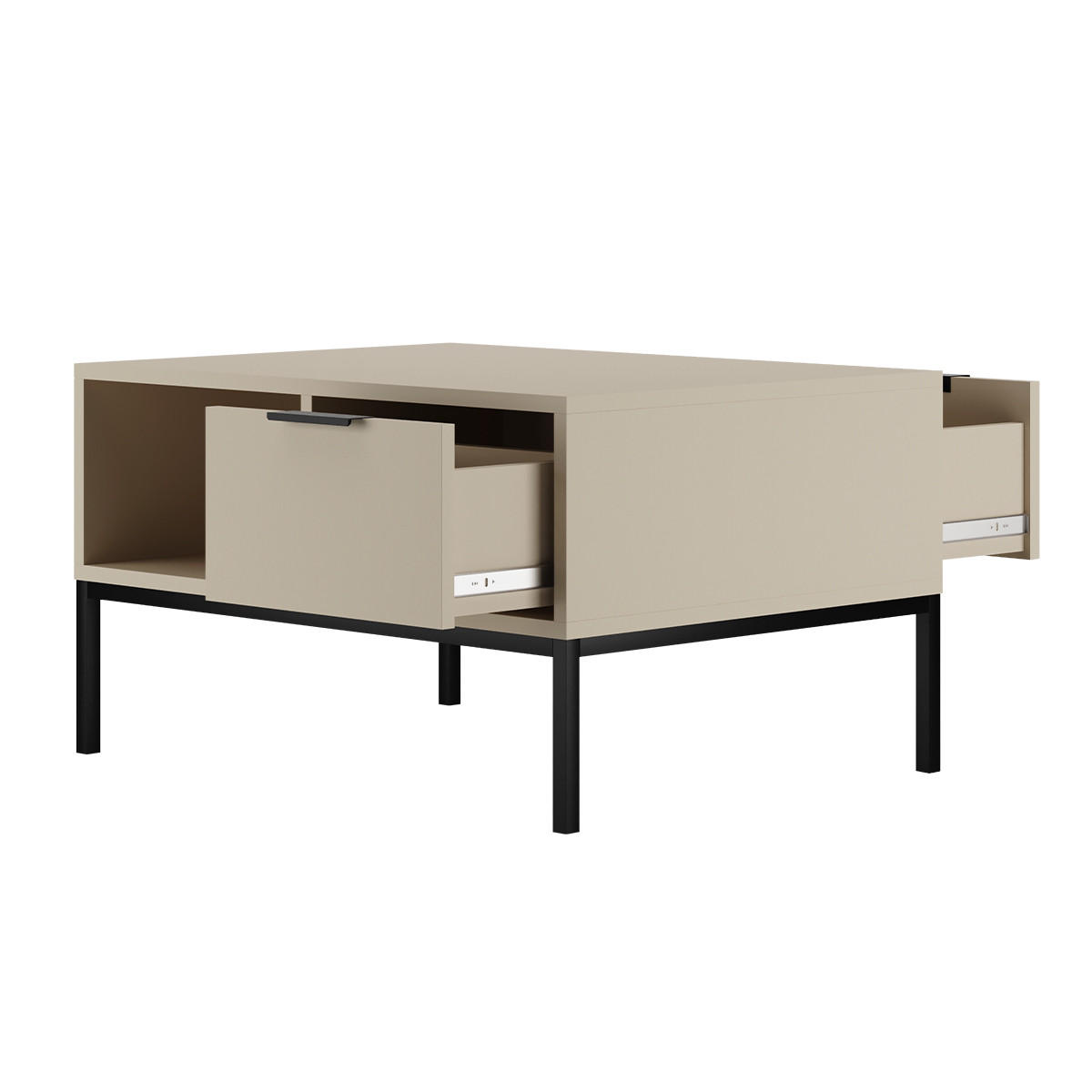 COUCHTISCH Seattle Kaschmir - Beige, Holzwerkstoff (60/80/45.4cm) - Petits-meubles