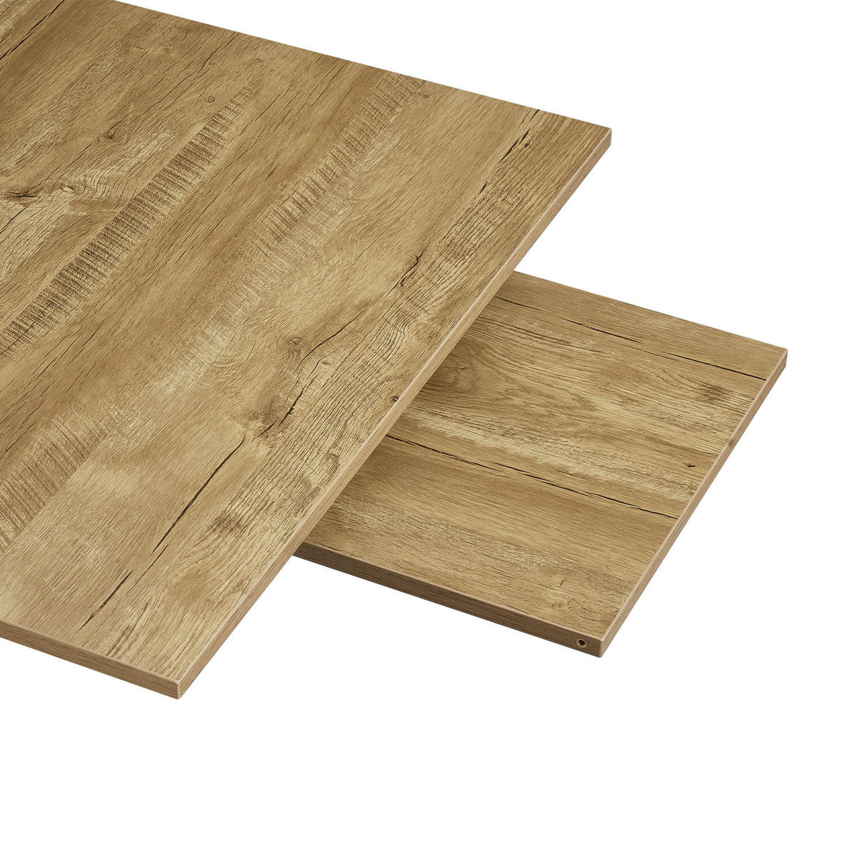 ESSTISCH OSKAR 120-160/80/76 cm Wildeiche - Wildeiche, Holz (80/120/76cm) - B&D Home