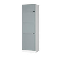 Weiß/Hellblau, Holzwerkstoff (60/206.8/58.1cm) - Vicco