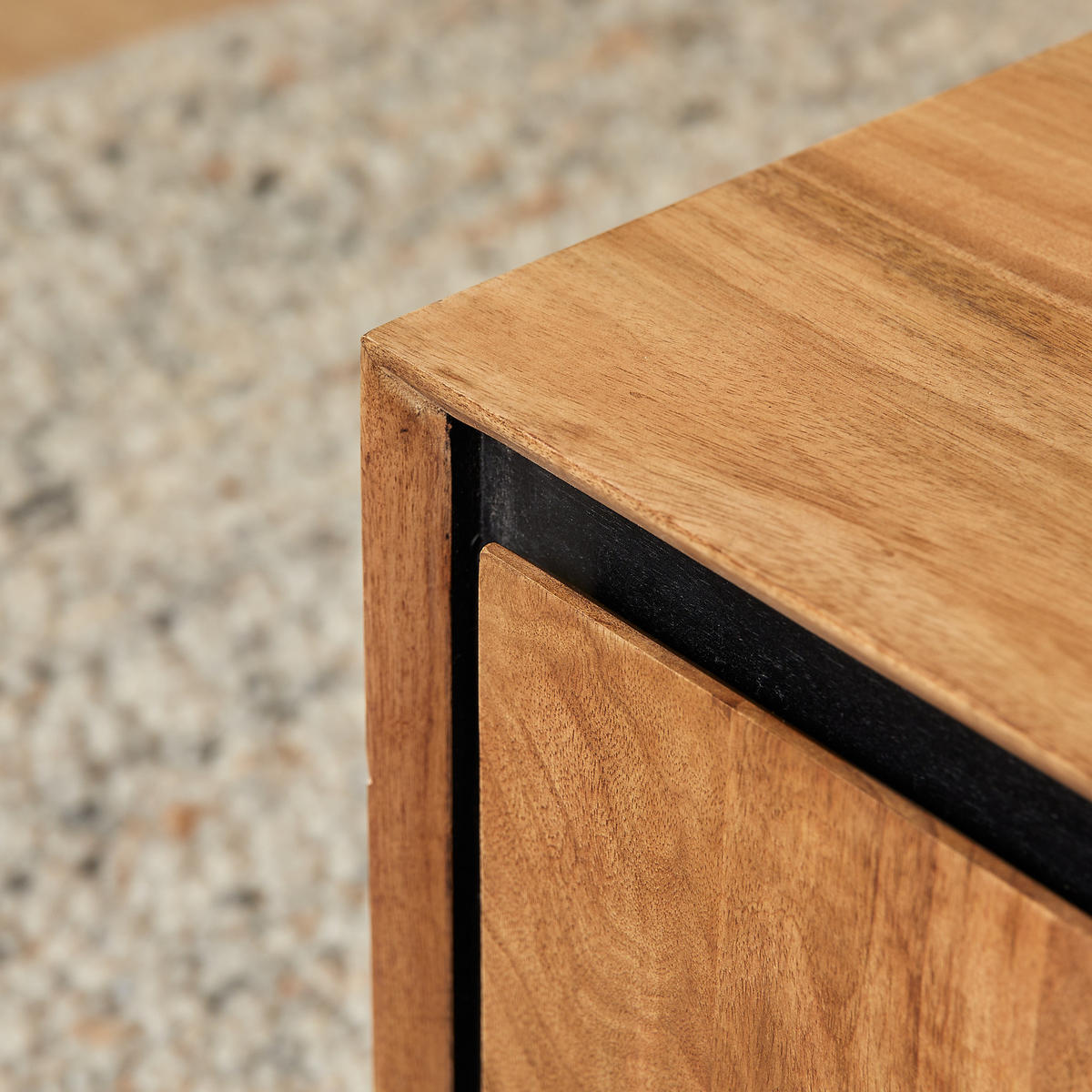 BEISTELLTISCH Hardwood Mangoholz 60 cm / 60 cm Natur - Naturfarben, Holz (60/60/40cm) - Villa Möbel