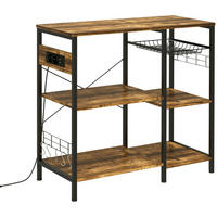 KÜCHENREGAL Braun 1 Stück - Braun, Holzwerkstoff (40/83/90cm) - GiPP