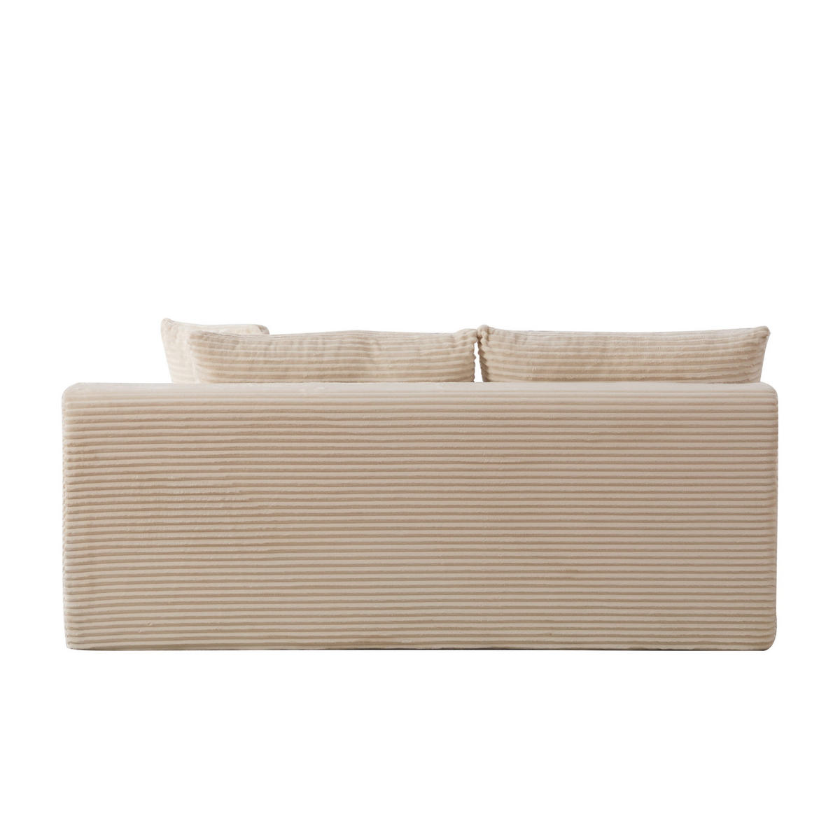 SOFAELEMENT 172/99/74.5 cm Beige mit rutschfestem Boden - Beige, Textil (99/74.5/172cm) - Oxeza