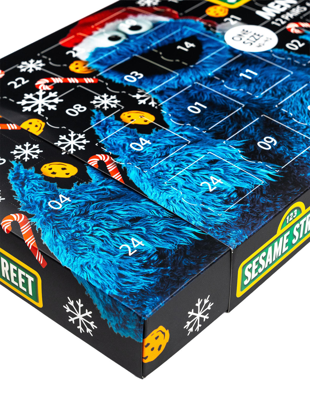 ADVENTSKALENDER Sesamstraße mit 12 Paar Socken Größe 40-45 - Multicolor, Textil (37/5/26.5cm) - United Labels