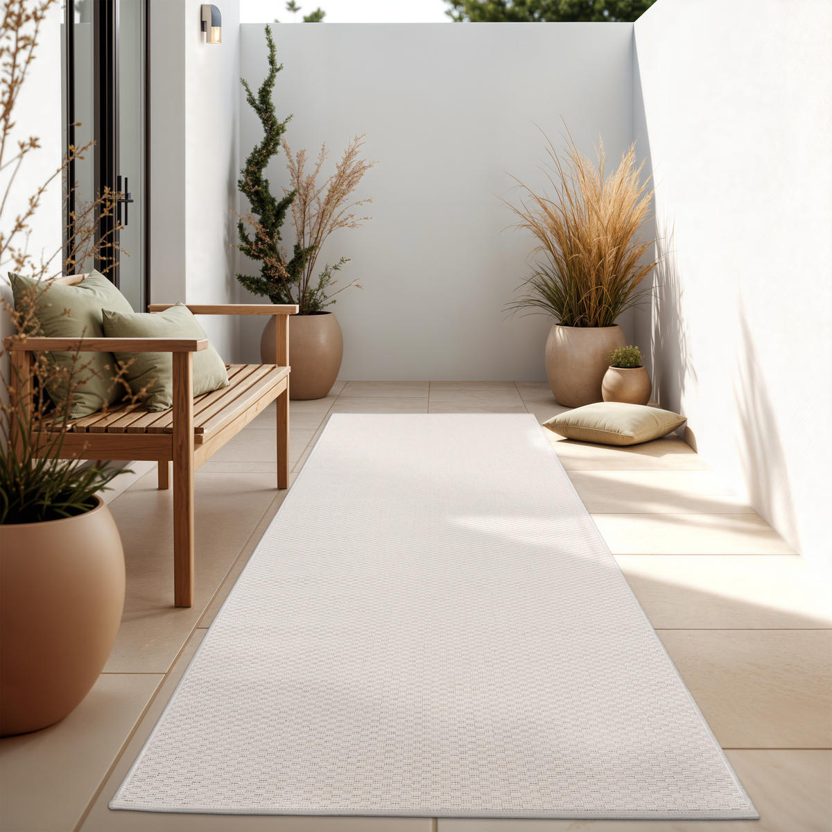 OUTDOORTEPPICH 80/250 cm Venedig 165 - Beige, Textil (80/250cm) - Paco Home