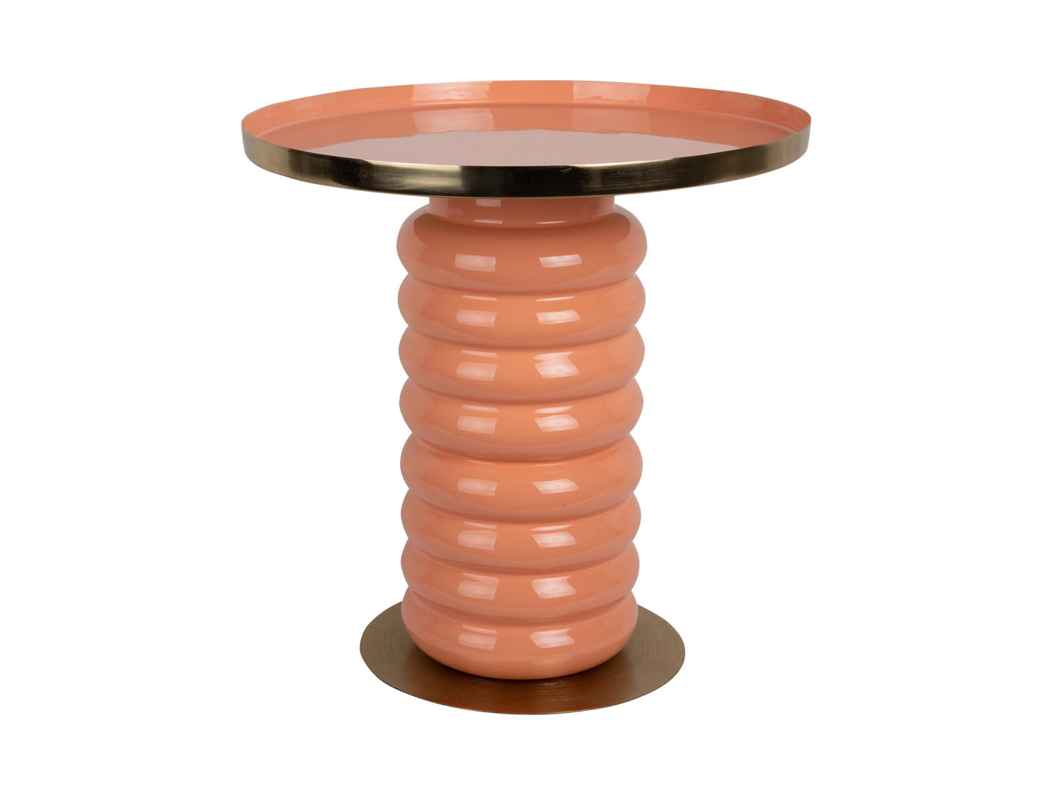 BEISTELLTISCH Ruby 41/41/41 cm - Orange, Metall (41/41/41cm) - Leitmotiv