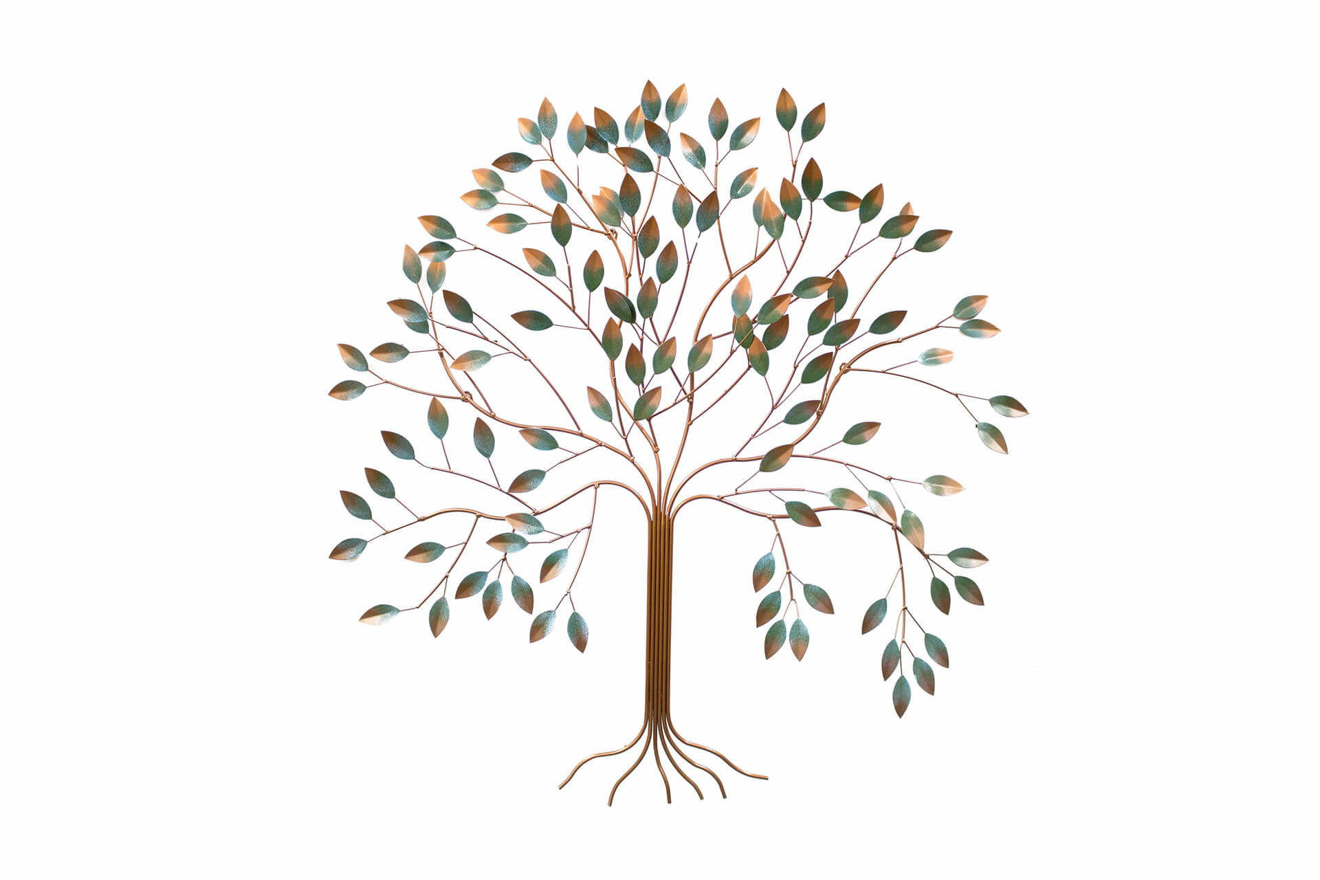 WANDDEKO Braun 98/98 cm - Braun, Metall (2.2/98/5cm) - KUNSTLOFT